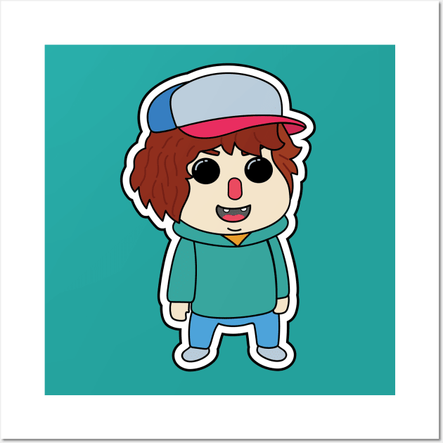 Dustin Cute Face Wall Art by HijriFriza